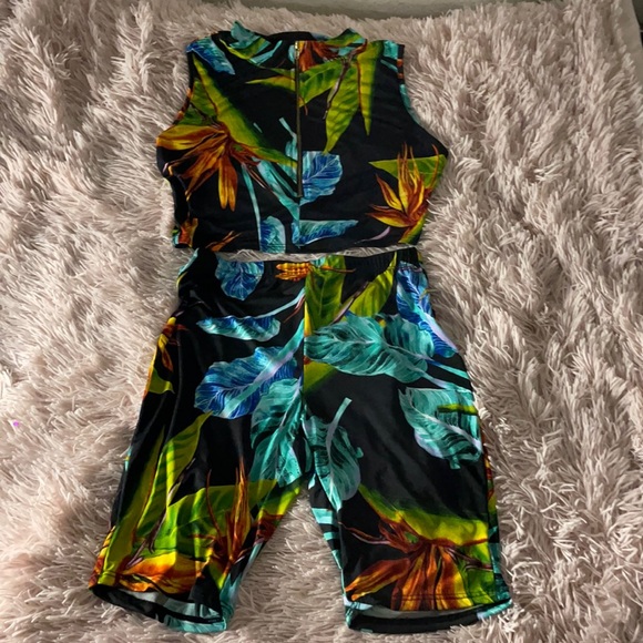 Fashion Nova Dresses & Skirts - Fashion Nova Tropical Set 🧡